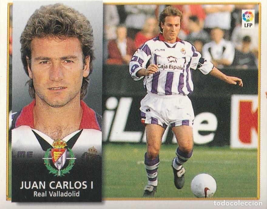 Cromos de f&uacute;tbol: ESTE 98-99. JUAN CARLOS I. NUNCA PEGADO.