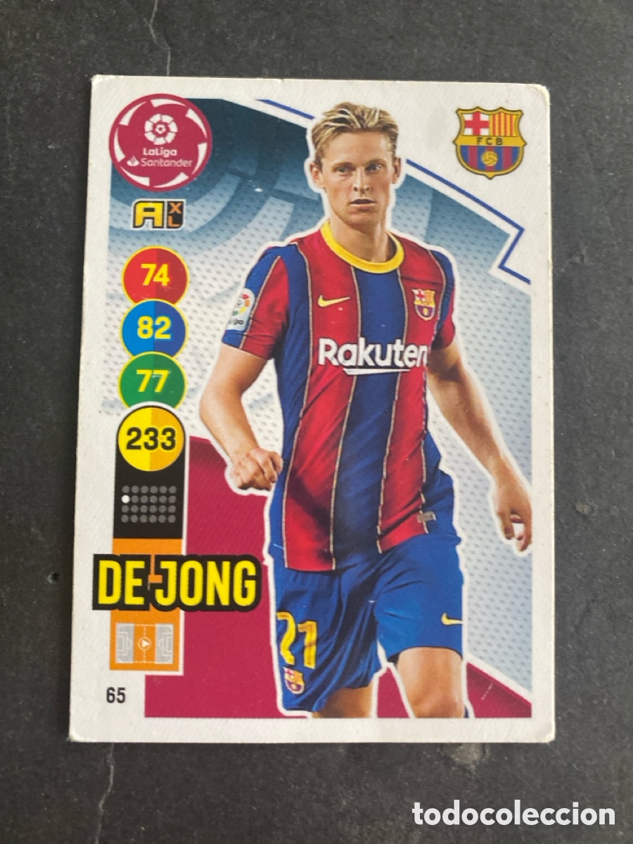 Cromos de f&uacute;tbol: Cromo Adrenalyn liga 20/21 Barcelona N* 65