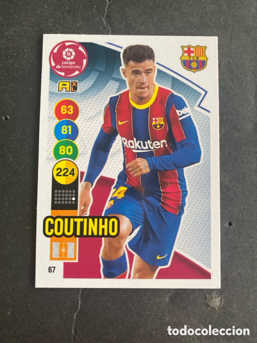 Cromos de f&uacute;tbol: Cromo Adrenalyn liga 20/21 Barcelona N* 67