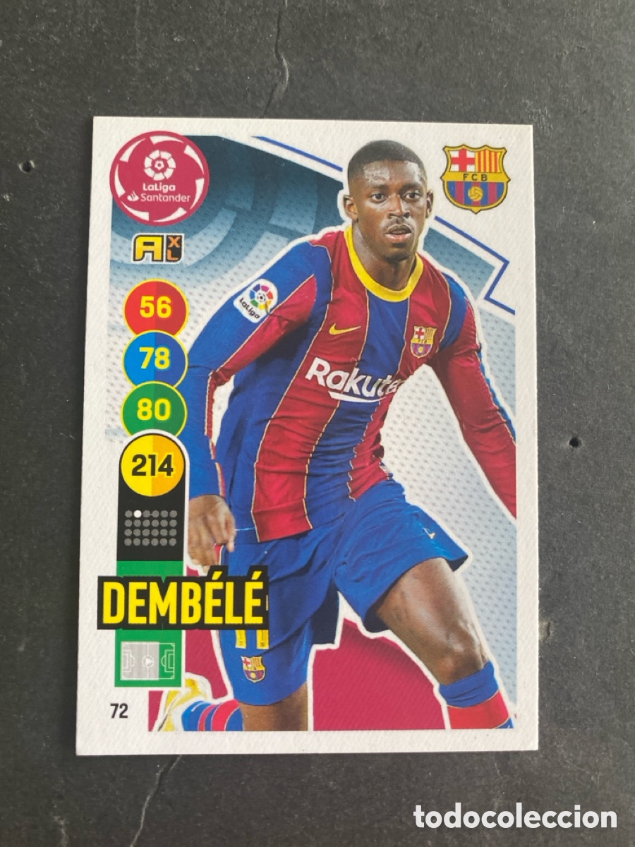 Cromos de f&uacute;tbol: Cromo Adrenalyn liga 20/21 Barcelona N* 72