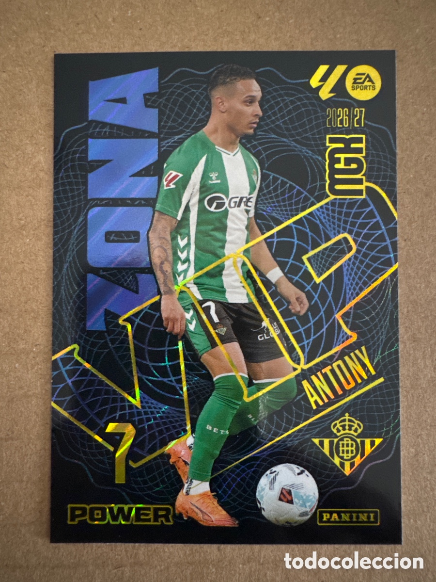 Football Stickers: # P 388 388P Antony Real Betis Zona VIP Power Megacracks 26 27 2026 2027