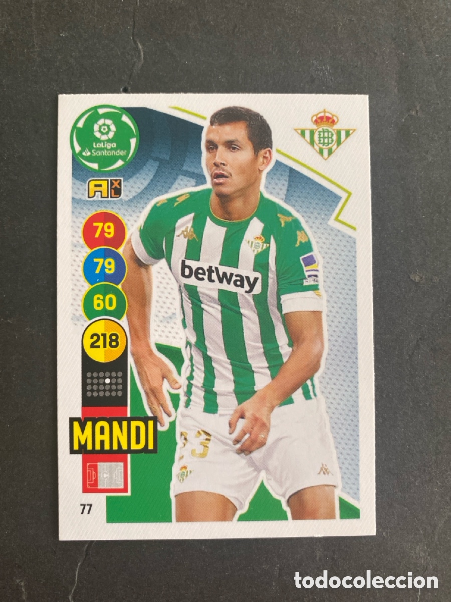 Football Stickers: Cromo Adrenalyn liga 20/21 R Betis N* 77