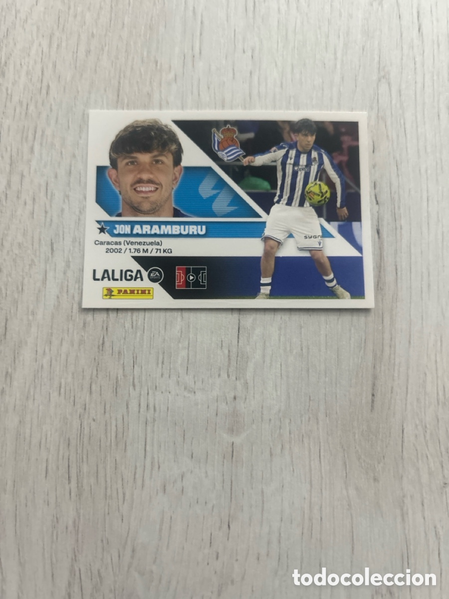 Cromos de f&uacute;tbol: Aramburu 5 Real Sociedad Liga Este 2026/27 26-27 Panini