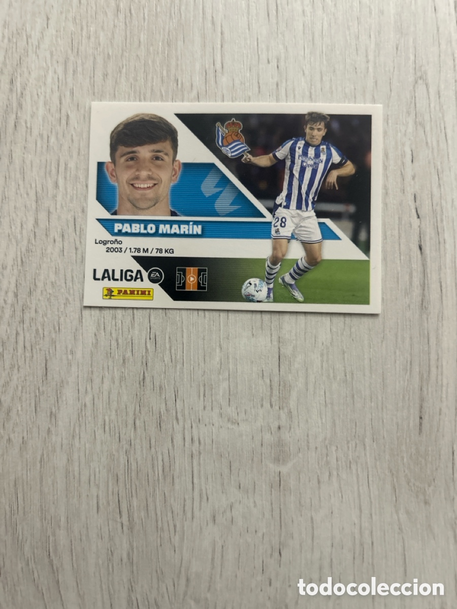 Cromos de f&uacute;tbol: Pablo Mar&iacute;n 11 Real Sociedad Liga Este 2026/27 26-27 Panini