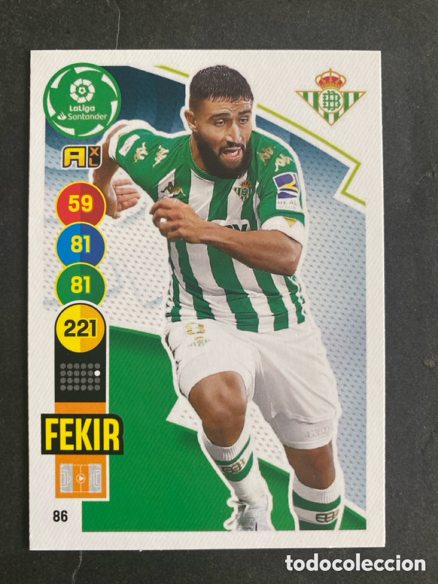 Cromos de f&uacute;tbol: Cromo Adrenalyn liga 20/21 R Betis N* 86