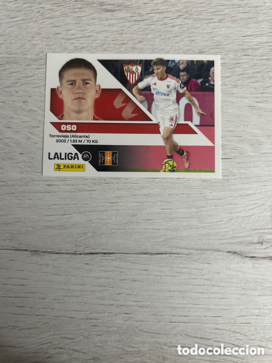 Cromos de f&uacute;tbol: Oso 11 Sevilla Liga Este 2026/27 26-27 Panini