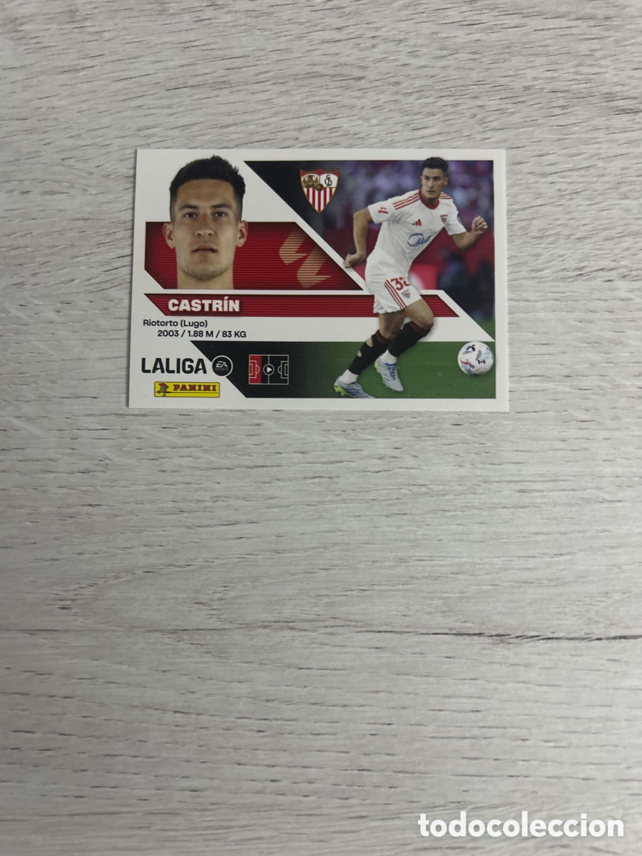 Football Stickers: Castr&iacute;n 9A 9 A Sevilla Liga Este 2026/27 26-27 Panini