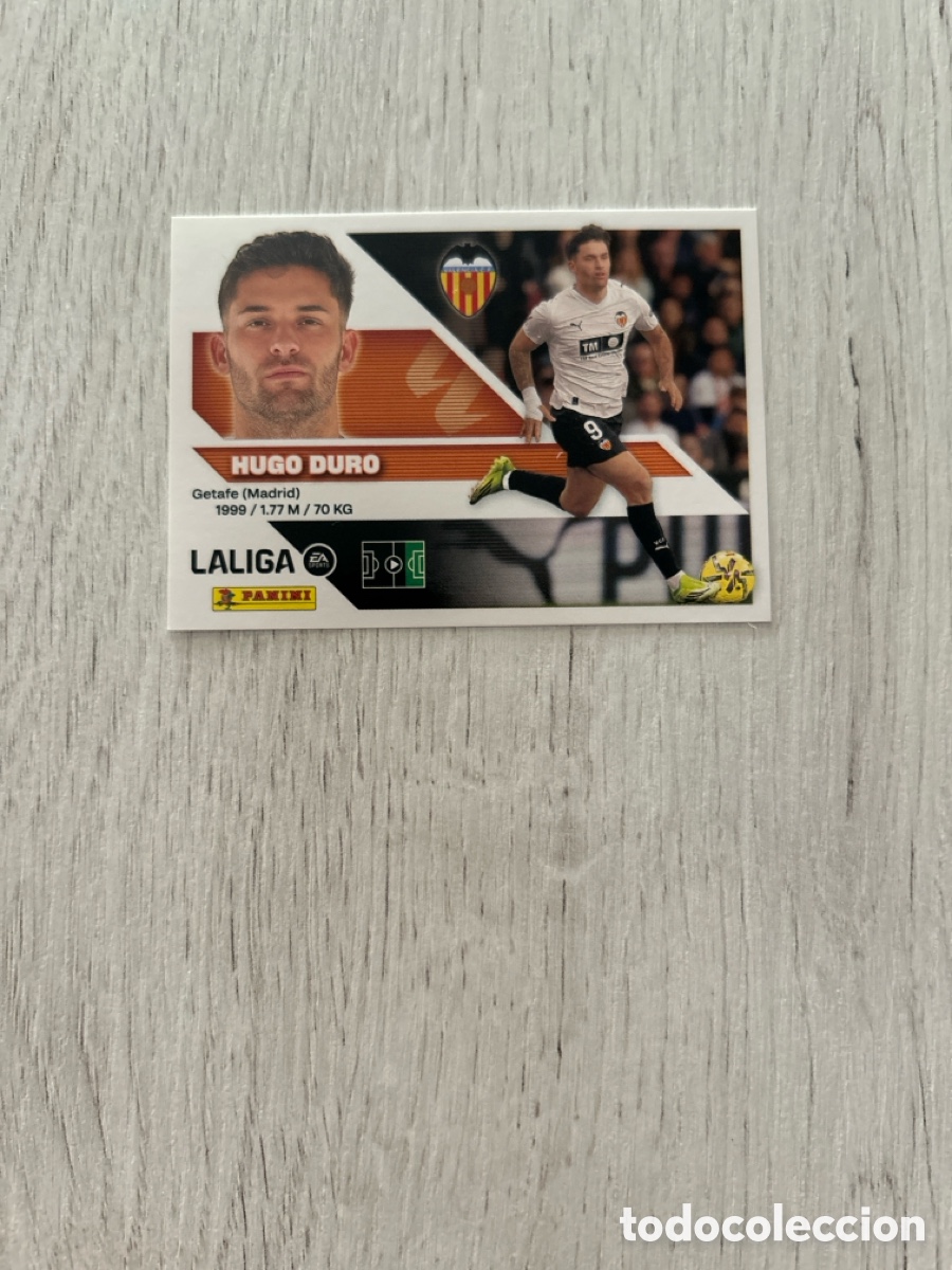 Cromos de f&uacute;tbol: Hugo Duro 17 Valencia Liga Este 2026/27 26-27 Panini
