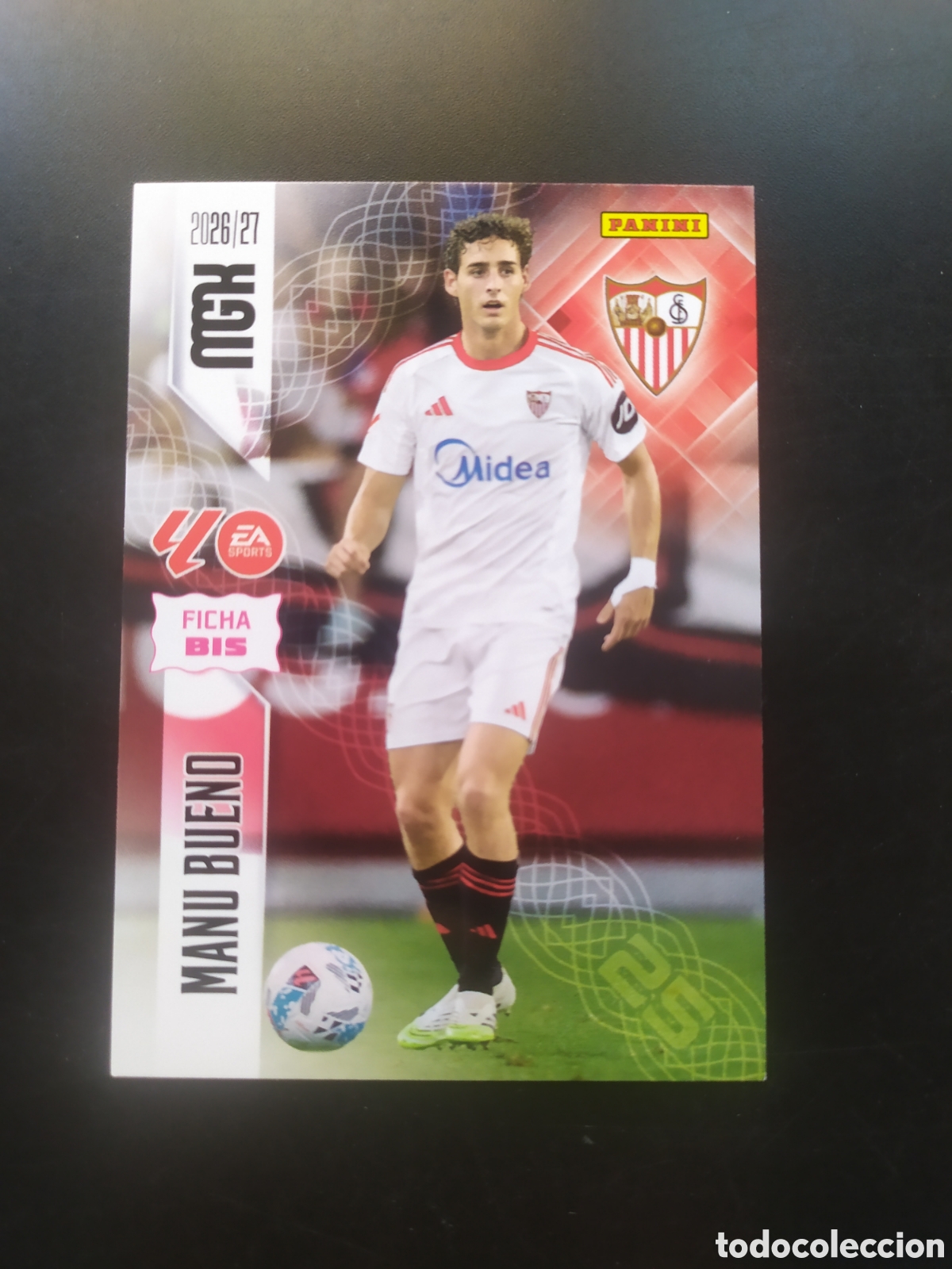 Cromos de f&uacute;tbol: Megacracks 2026 2027 26 27 panini Manu Bueno n&deg; 336 bis Sevilla