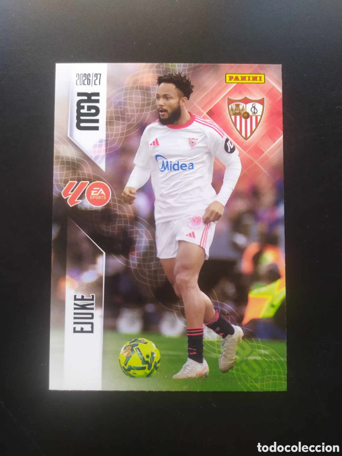 Cromos de f&uacute;tbol: Megacracks 2026 2027 26 27 panini Ejuke n&deg; 340 Sevilla