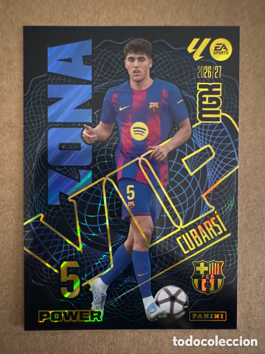 Cromos de f&uacute;tbol: # P 391 391P Cubars&iacute; FC Barcelona Zona VIP Power Megacracks 26 27 2026 2027
