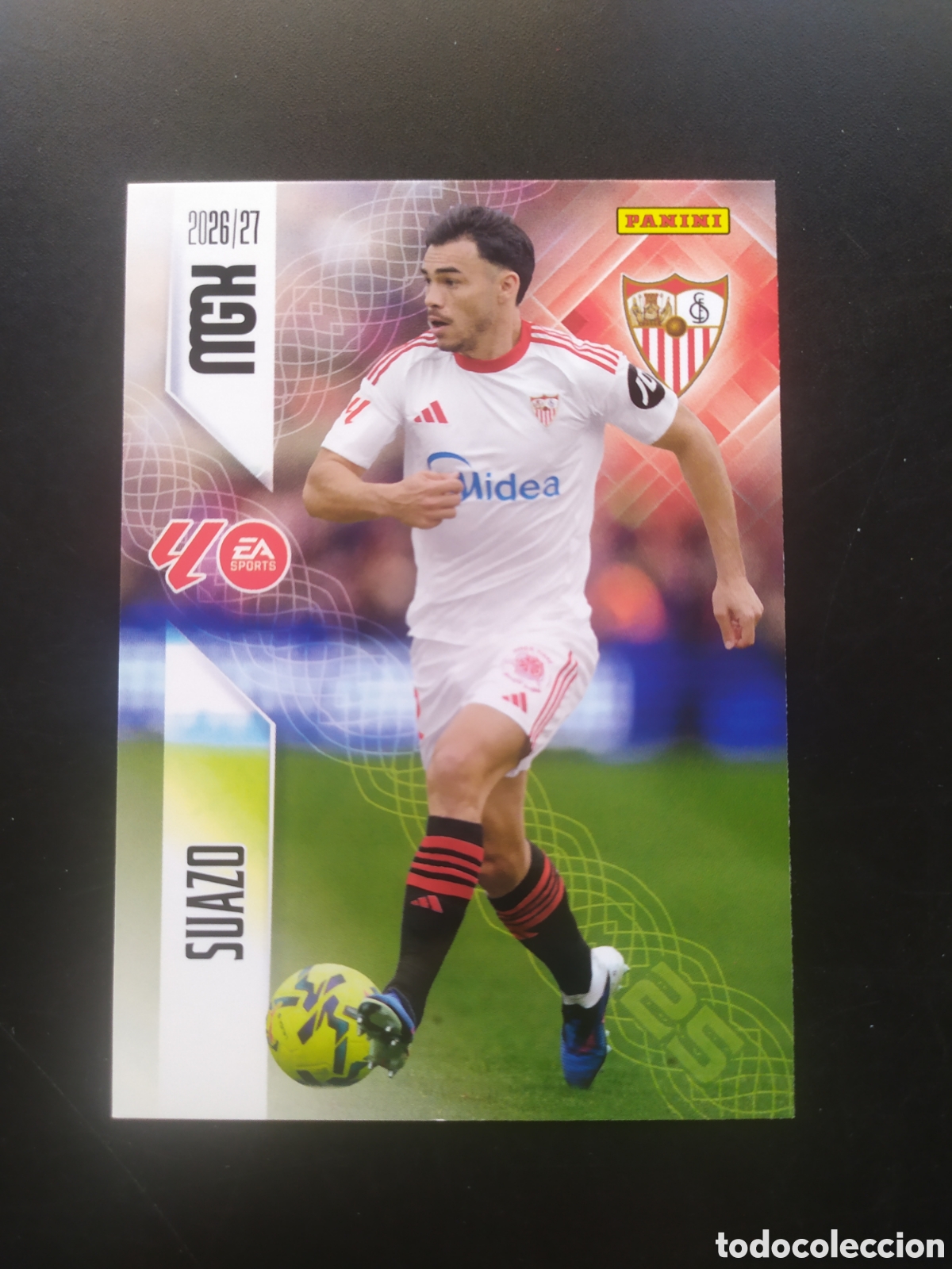 Cromos de f&uacute;tbol: Megacracks 2026 2027 26 27 panini Suazo n&deg; 333 Sevilla