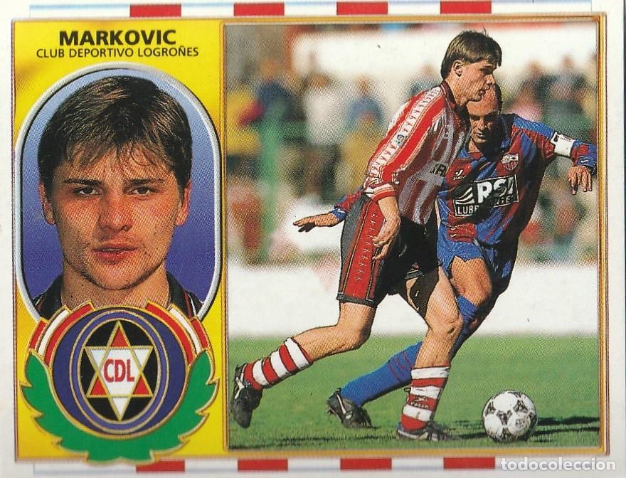 Cromos de f&uacute;tbol: ESTE 96-97. MARKOVIC. NUNCA PEGADO.