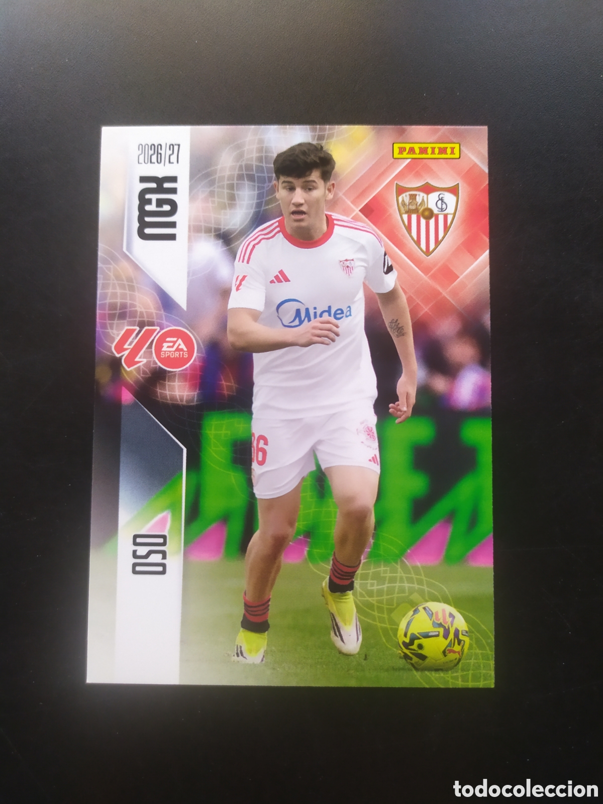 Cromos de f&uacute;tbol: Megacracks 2026 2027 26 27 panini Oso n&deg; 334 Sevilla