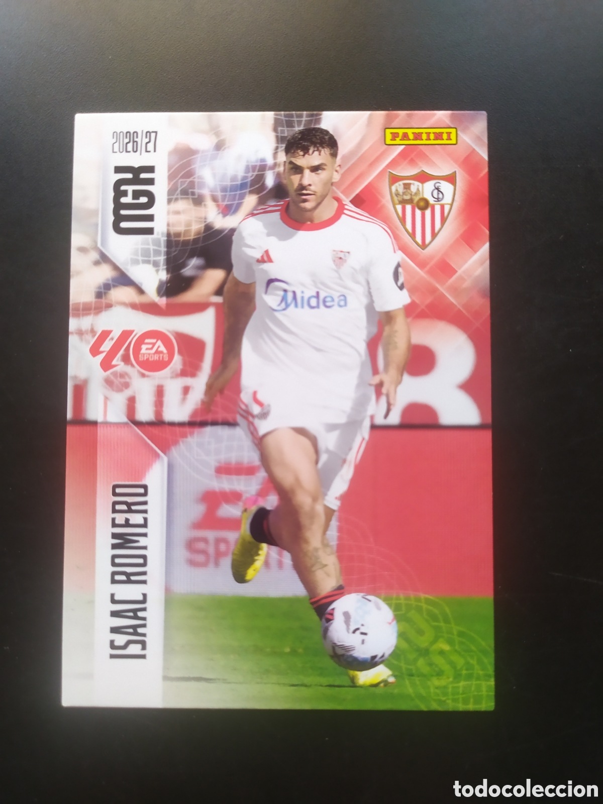 Cromos de f&uacute;tbol: Megacracks 2026 2027 26 27 panini Isaac Romero n&deg; 342 Sevilla