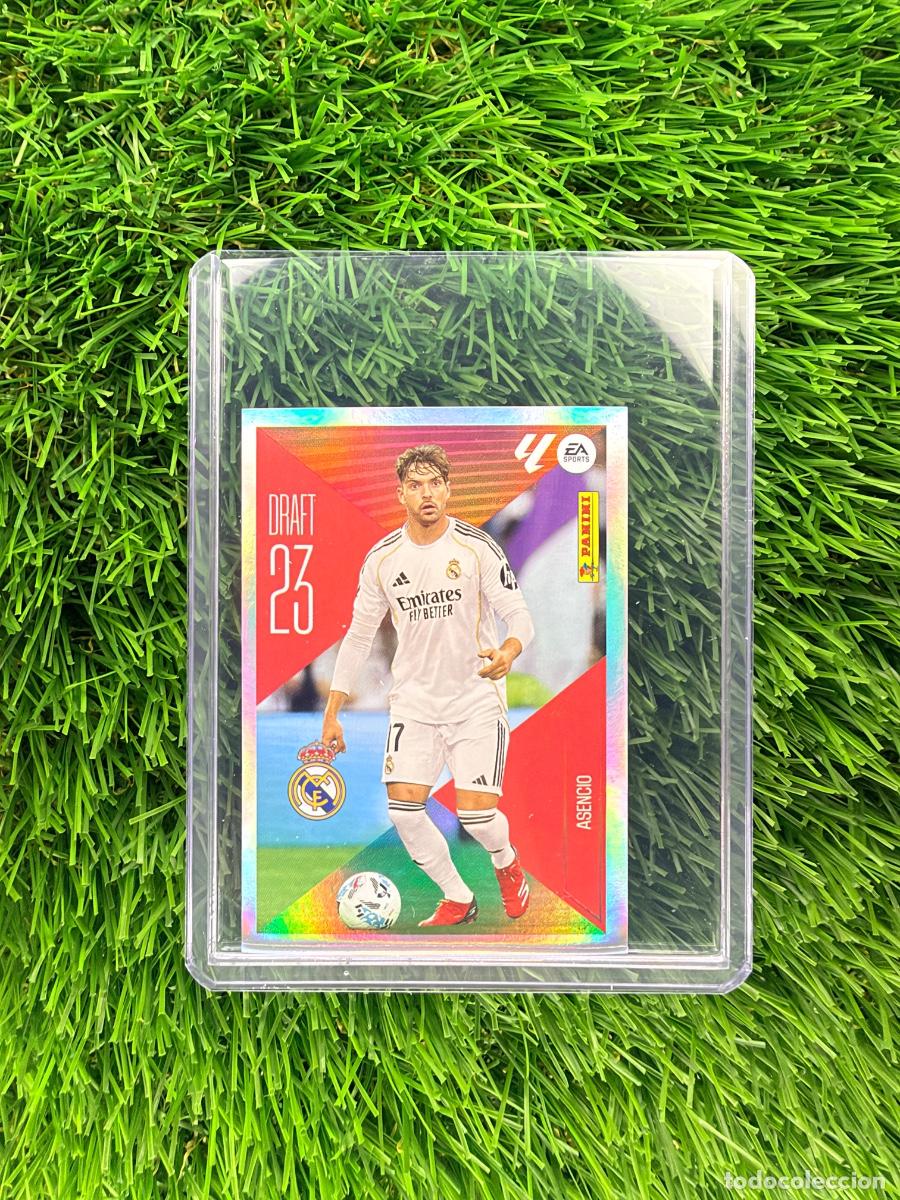 Cromos de f&uacute;tbol: N&ordm; 1 Asencio Draft 23 Real Madrid CF Liga Este 26 27