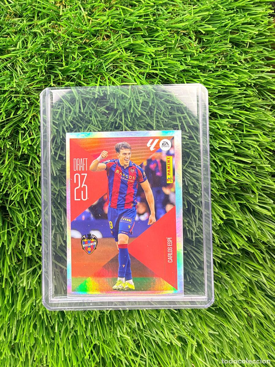 Cromos de f&uacute;tbol: N&ordm; 4 Carlos Esp&iacute; Draft 23 Levante UD Liga Este 26 27