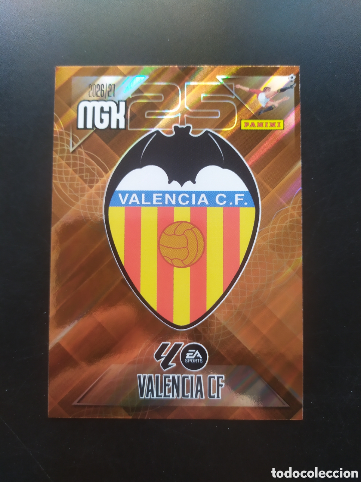 Cromos de f&uacute;tbol: Megacracks 2026 2027 26 27 panini escudo n&deg; 343 Valencia