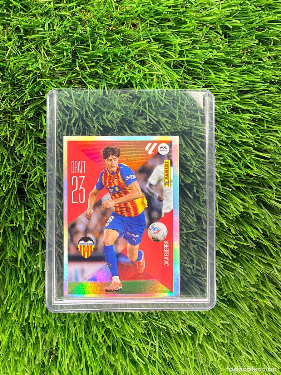 Cromos de f&uacute;tbol: N&ordm; 12 Javi Guerra Draft 23 Valencia CF Liga Este 26 27
