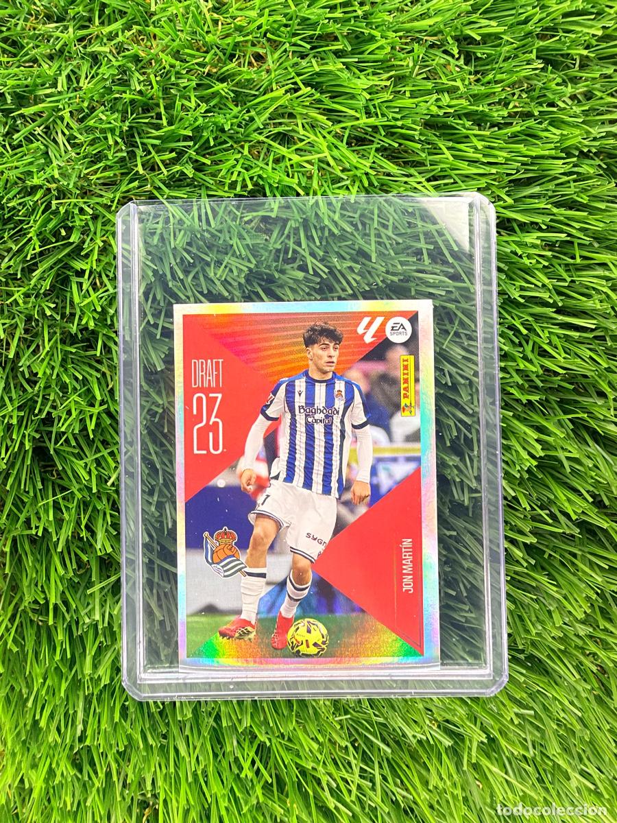 Cromos de f&uacute;tbol: N&ordm; 13 Jon Mart&iacute;n Draft 23 Real Sociedad Liga Este 26 27