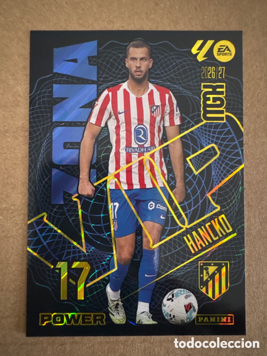 Figurine di Calcio: # P 397 397P Hancko Atl&eacute;tico de Madrid Zona VIP Power Megacracks 26 27 2026 2027