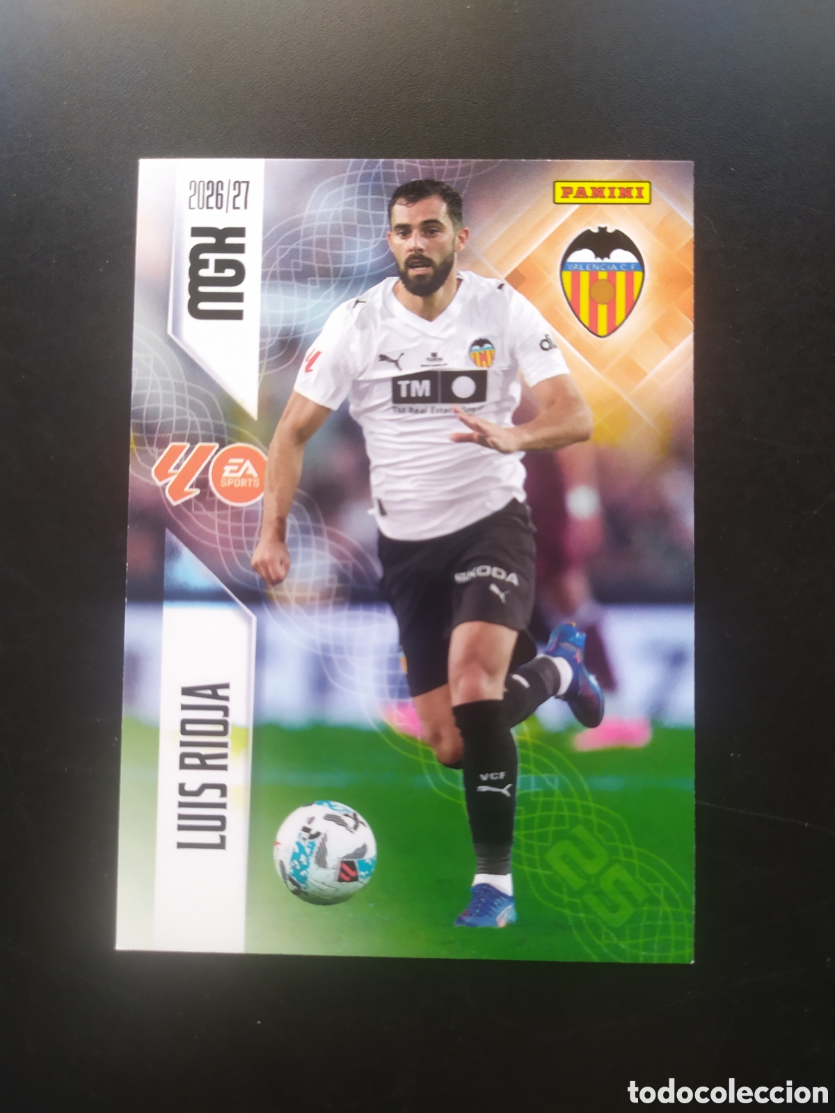 Cartes &agrave; collectionner de Football: Megacracks 2026 2027 26 27 panini Luis Rioja n&deg; 355 Valencia