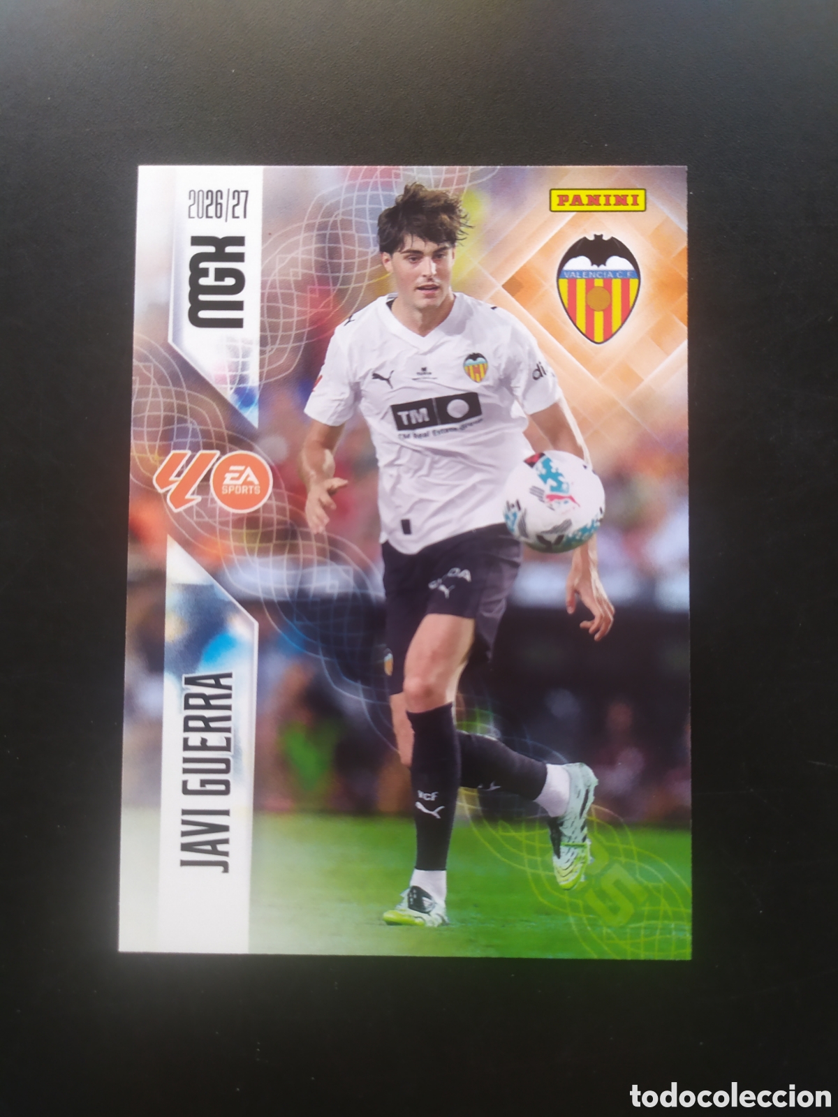 Cromos de f&uacute;tbol: Megacracks 2026 2027 26 27 panini Javi Guerra n&deg; 354 Valencia