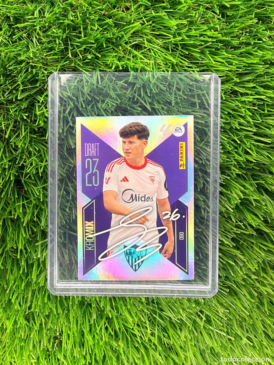 Cromos de f&uacute;tbol: N&ordm; K17 Oso Draft 23 Kromix Sevilla FC Liga Este 26 27