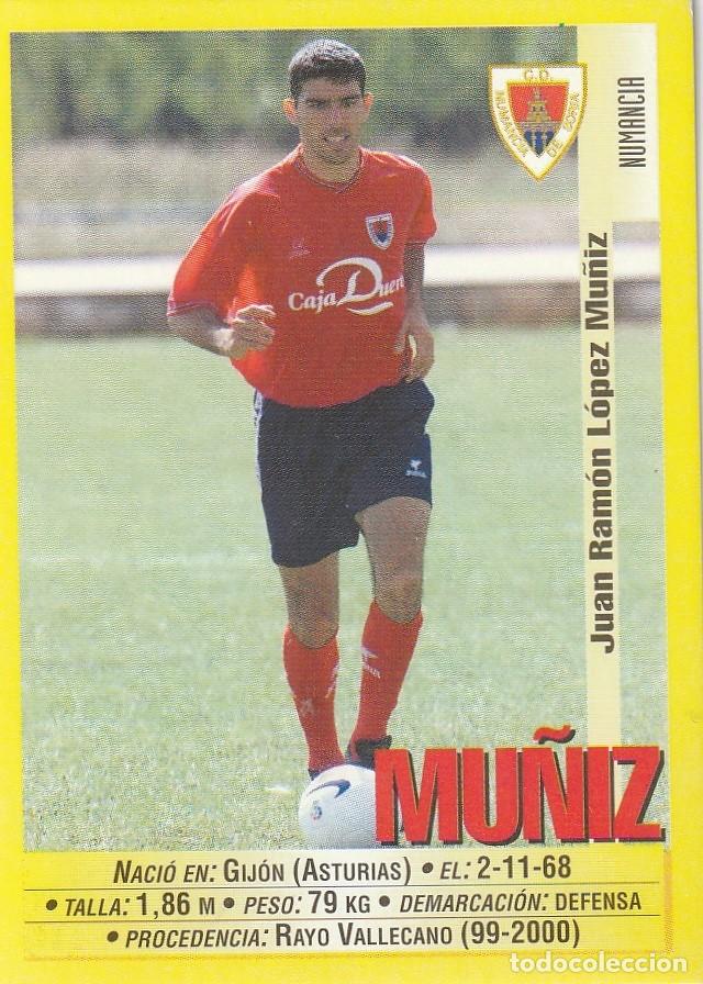Cromos de f&uacute;tbol: PANINI 99-00. MU&Ntilde;IZ. NUEVA VERSI&Oacute;N. NUNCA PEGADO.