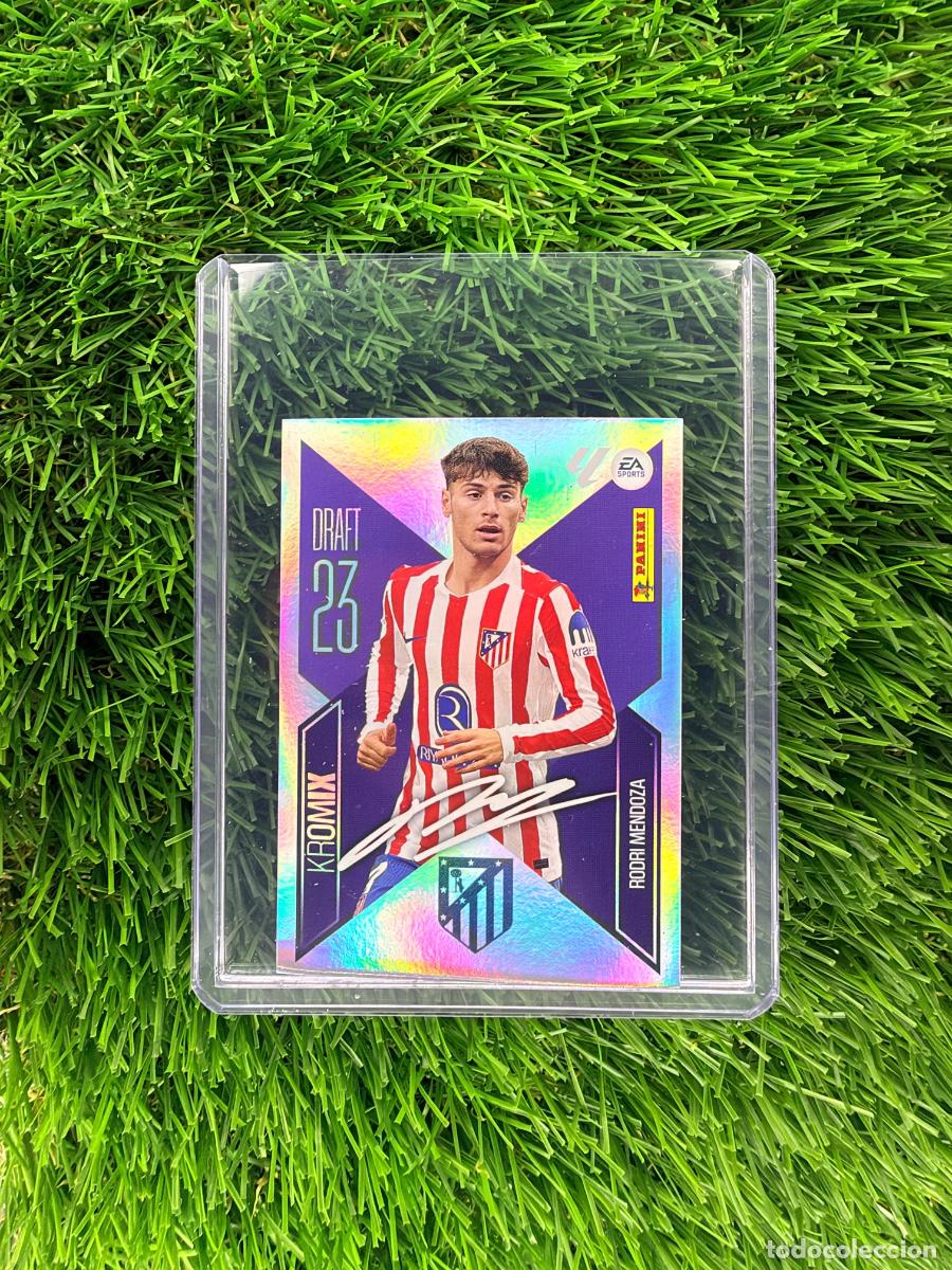 Cromos de f&uacute;tbol: N&ordm; K21 Rodri Mendoza Draft 23 Kromix Atl&eacute;tico de Madrid Liga Este 26 27