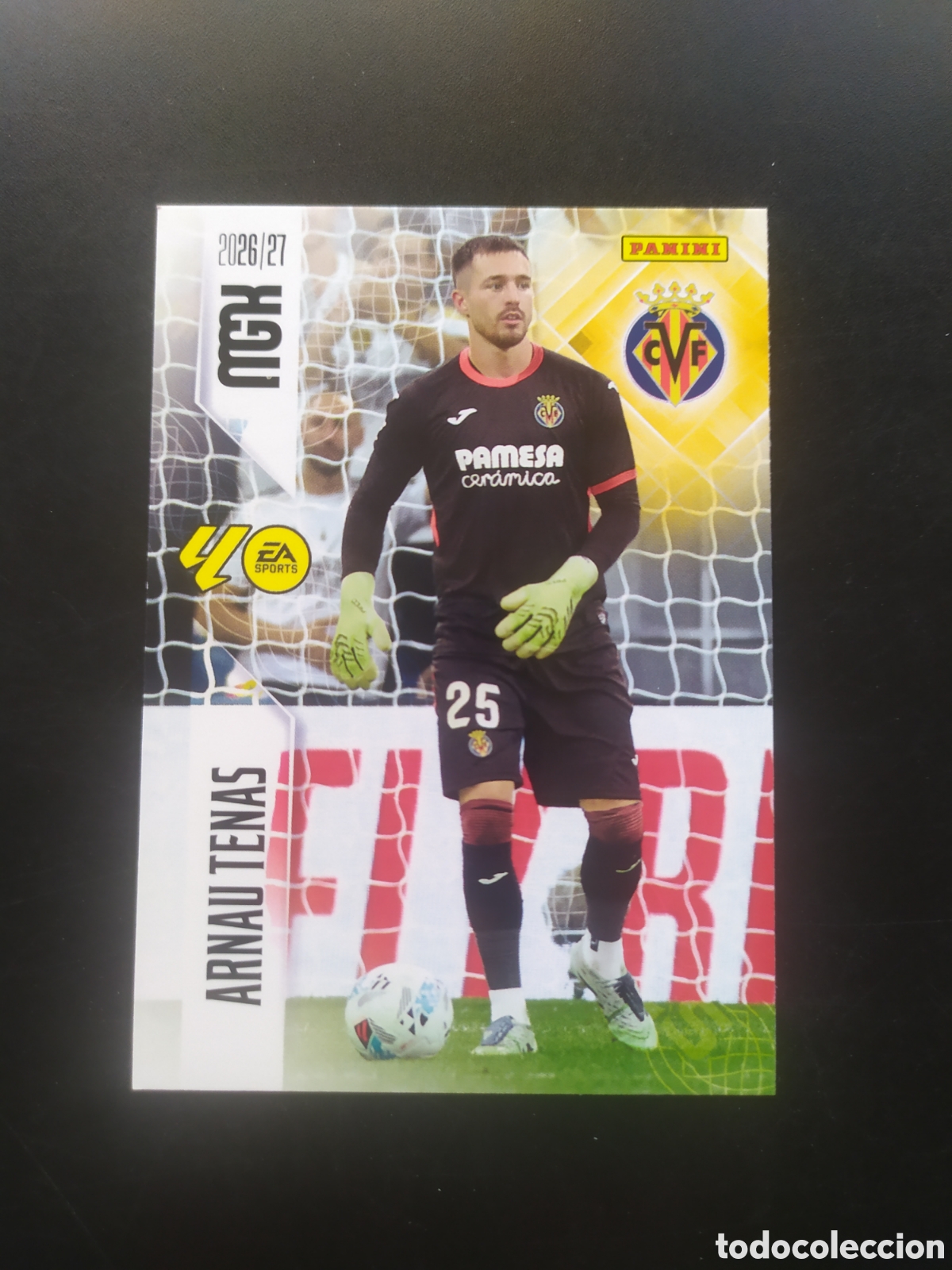 Cromos de f&uacute;tbol: Megacracks 2026 2027 26 27 panini Arnau Tenas n&deg; 363 Villarreal