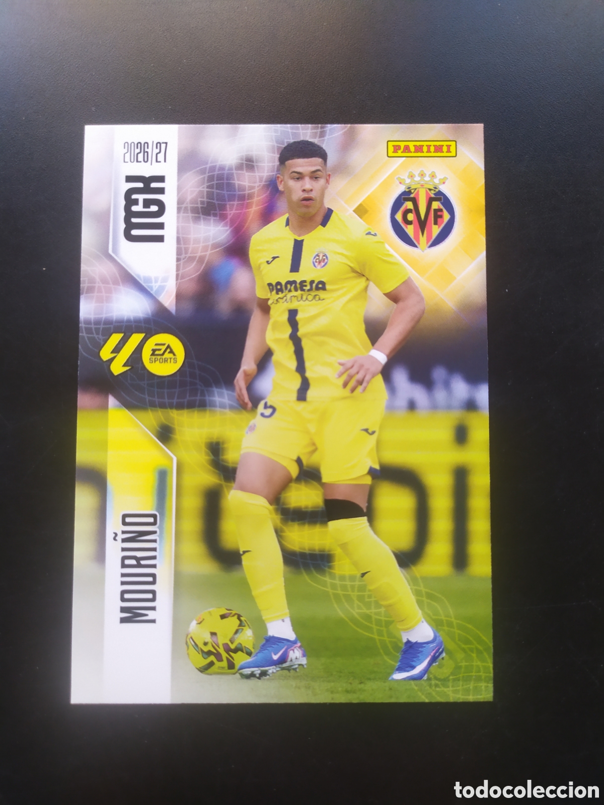 Cromos de f&uacute;tbol: Megacracks 2026 2027 26 27 panini Mouri&ntilde;o n&deg; 364 Villarreal