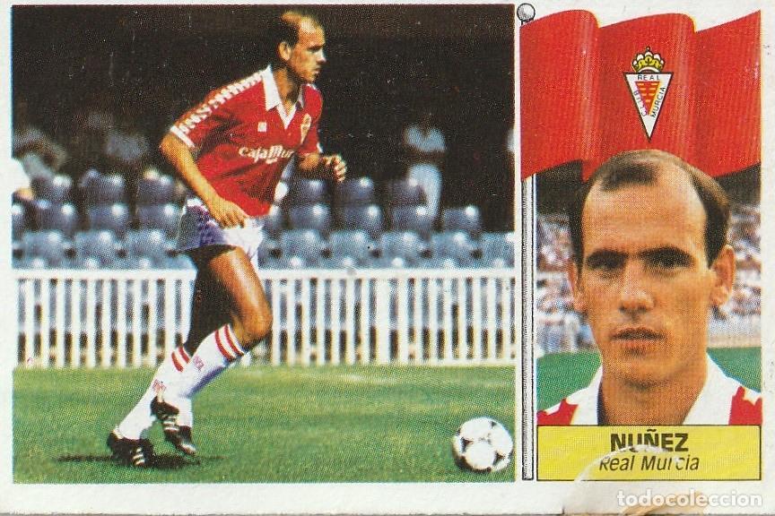 Cromos de f&uacute;tbol: ESTE 86-87. N&Uacute;&Ntilde;EZ. RECUPERADO DE &Aacute;LBUM.