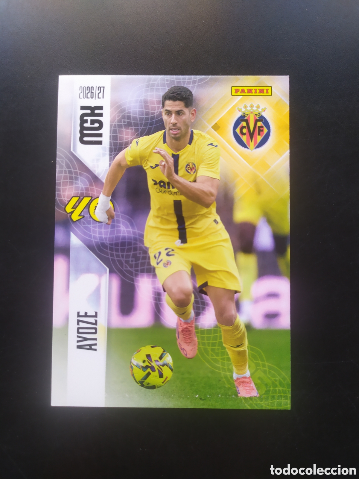 Cromos de f&uacute;tbol: Megacracks 2026 2027 26 27 panini Ayoze n&deg; 377 Villarreal