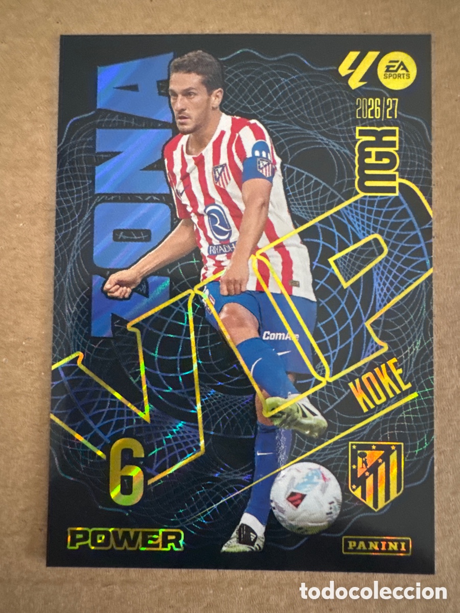 Cromos de f&uacute;tbol: # P 400 400P Koke Atletico de Madrid Zona VIP Power Megacracks 26 27 2026 2027
