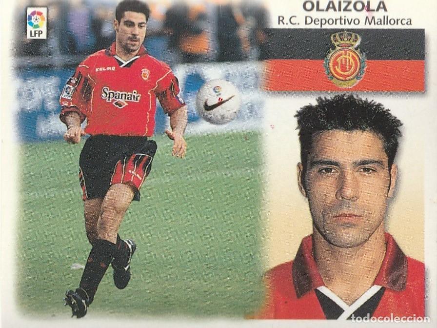 Cromos de f&uacute;tbol: ESTE 99-00. OLAIZOLA. NUNCA PEGADO.