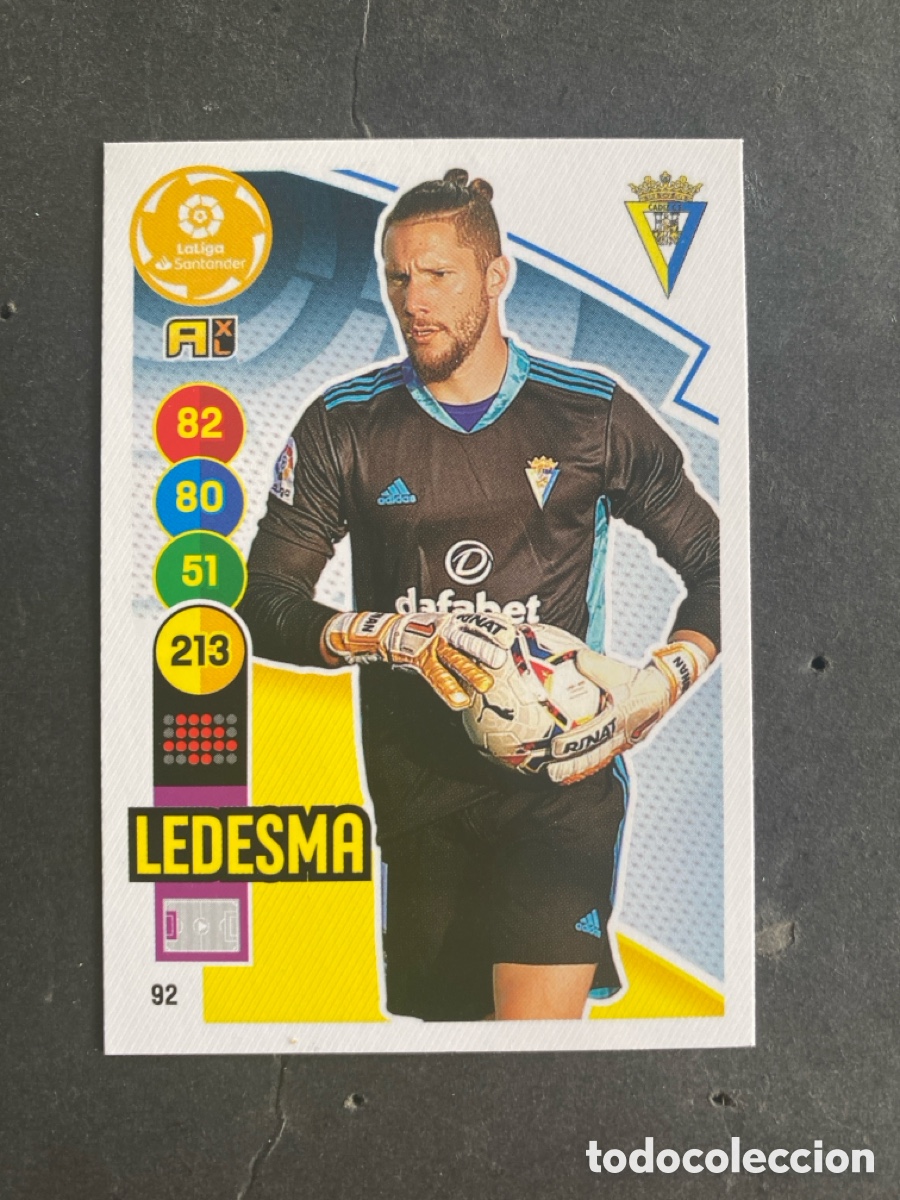 Cromos de f&uacute;tbol: Cromo Adrenalyn liga 20/21 C&aacute;diz N* 92