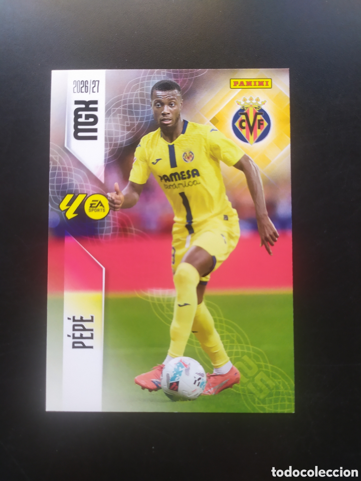 Cromos de f&uacute;tbol: Megacracks 2026 2027 26 27 panini Pep&eacute; n&deg; 375 Villarreal
