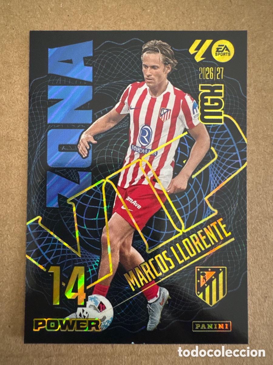 Cromos de f&uacute;tbol: # P 401 401P Marcos Llorente Atl&eacute;tico de Madrid Zona VIP Power Megacracks 26 27 2026 2027