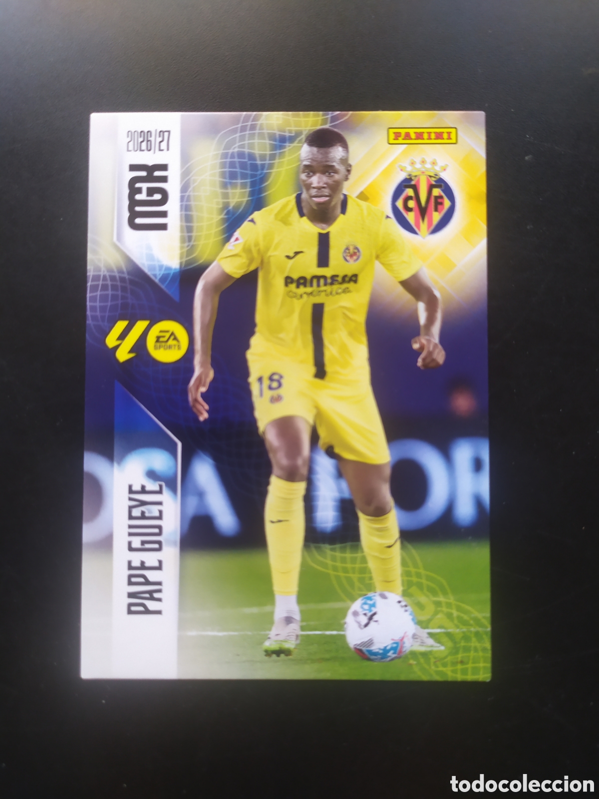 Cromos de f&uacute;tbol: Megacracks 2026 2027 26 27 panini Pape Gueye n&deg; 372 Villarreal