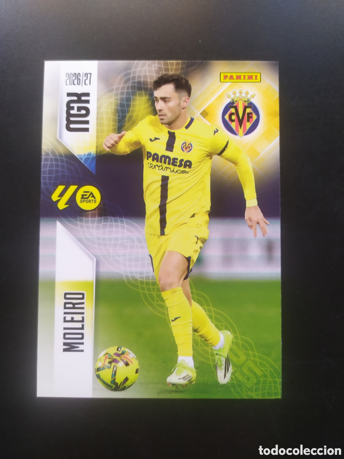 Cromos de f&uacute;tbol: Megacracks 2026 2027 26 27 panini Moleiro n&deg; 373 Villarreal