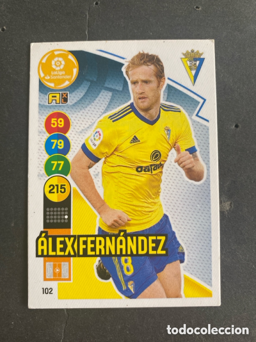 Football Stickers: Cromo Adrenalyn liga 20/21 Cadiz N* 102