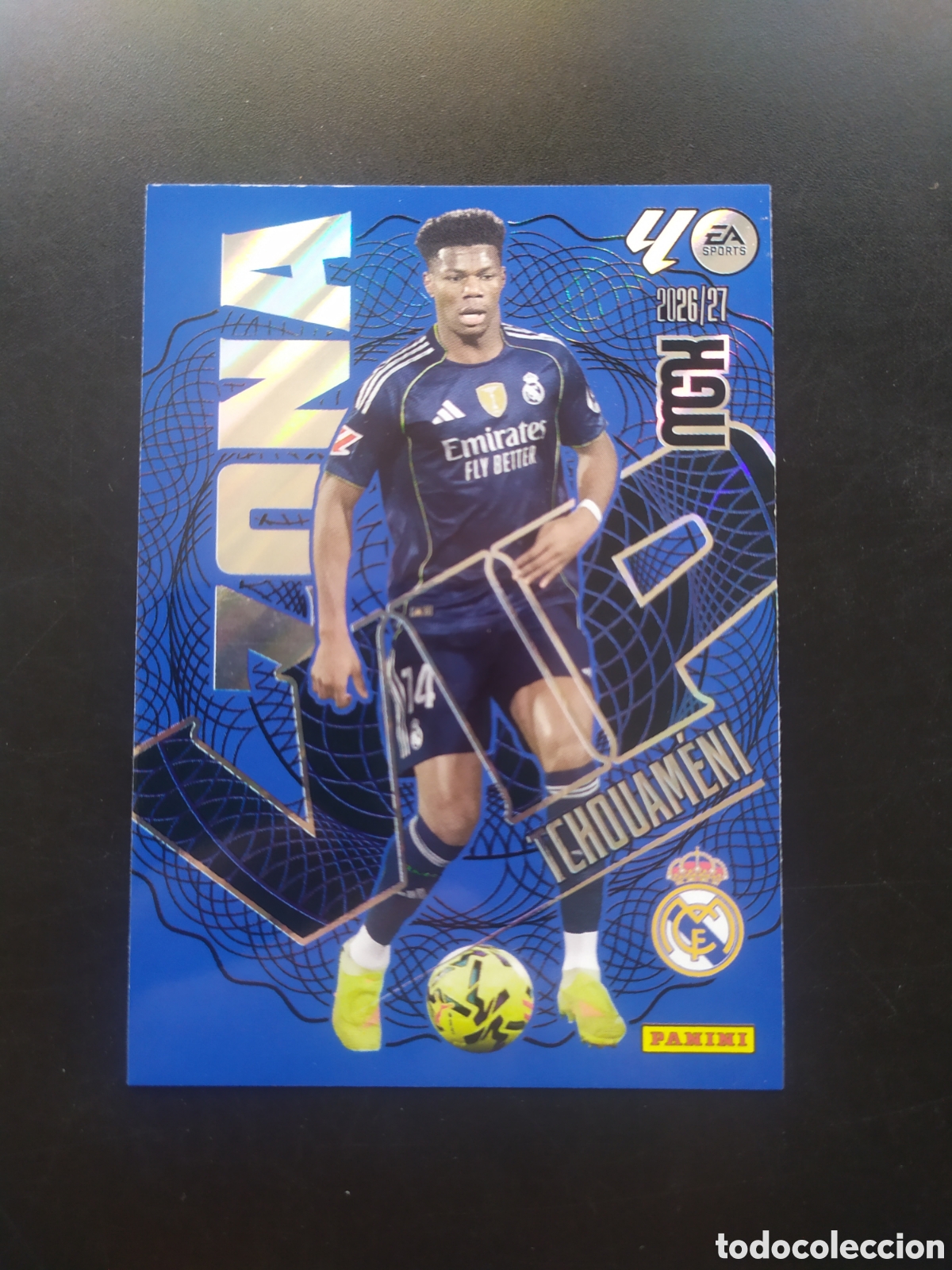 Football Stickers: Megacracks 2026 2027 26 27 panini Tchouameni zona vip n&deg; 405 Real Madrid