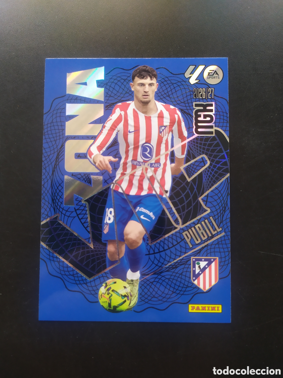 Football Stickers: Megacracks 2026 2027 26 27 panini Pubill zona vip n&deg; 404 Atl&eacute;tico Madrid