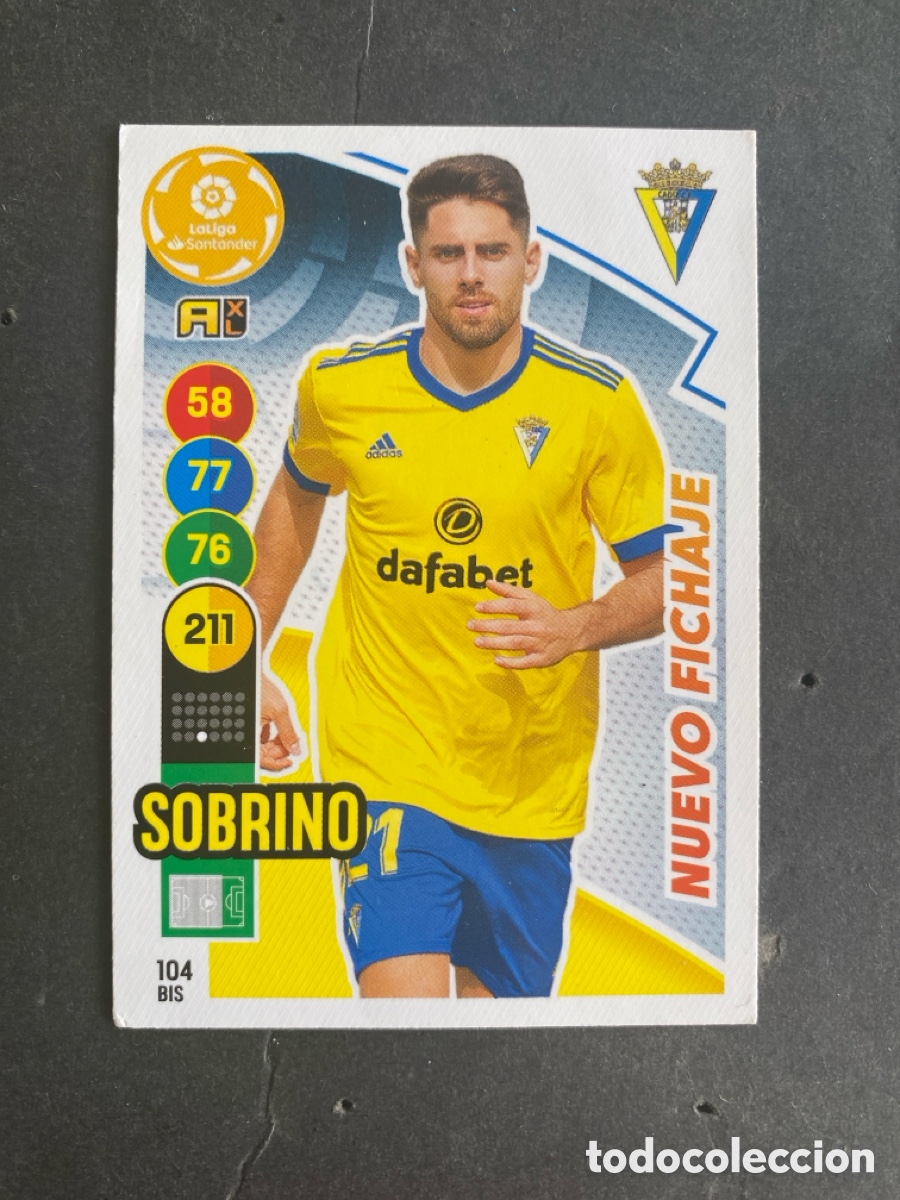 Football Stickers: Cromo Adrenalyn liga 20/21 Cadiz N* 104 bis
