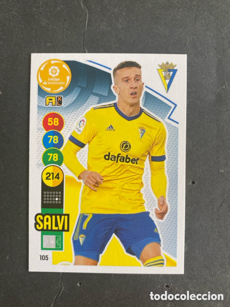 Football Stickers: Cromo Adrenalyn liga 20/21 Cadiz N* 105