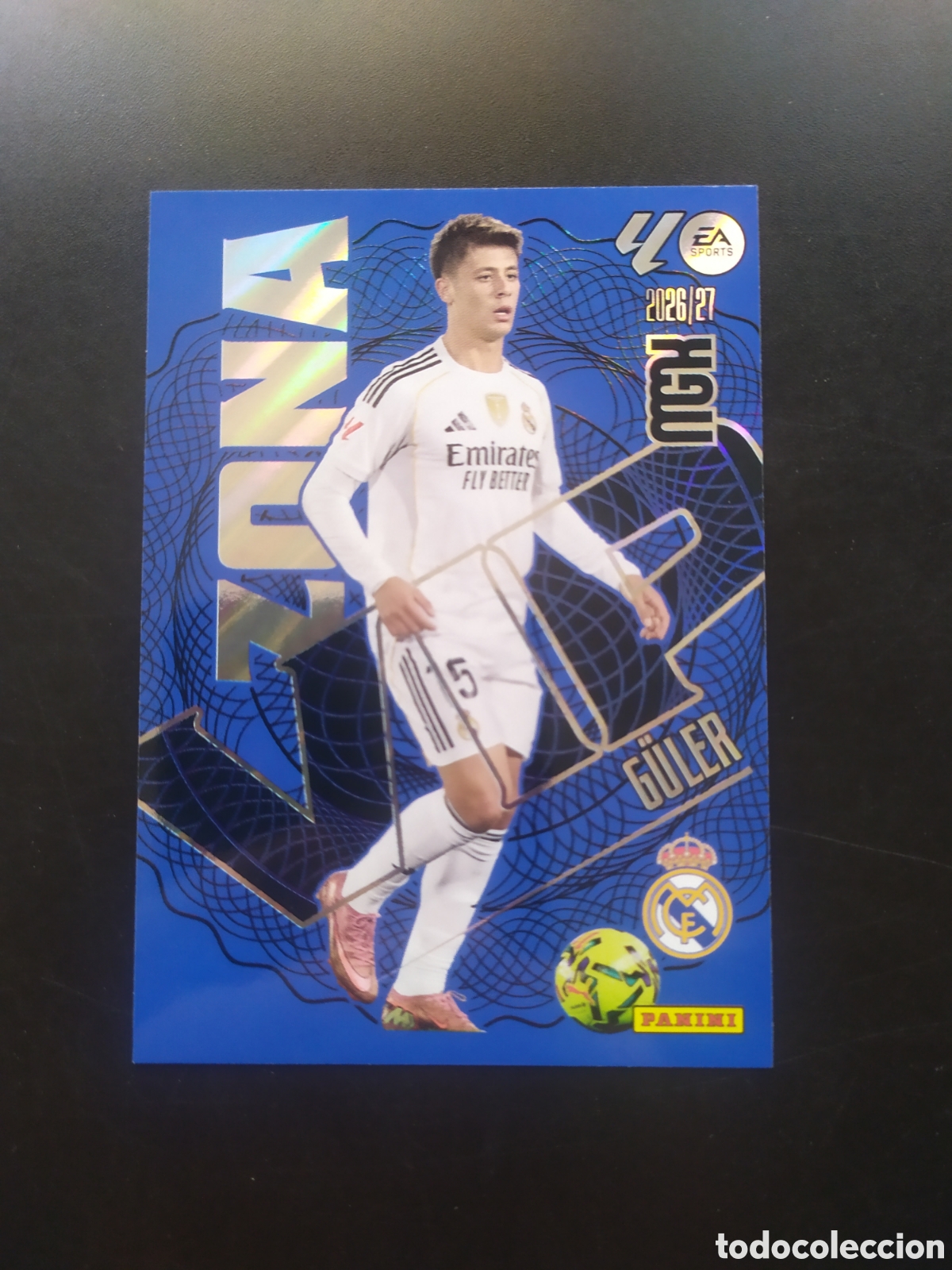 Cromos de f&uacute;tbol: Megacracks 2026 2027 26 27 panini Guler zona vip n&deg; 396 Real Madrid