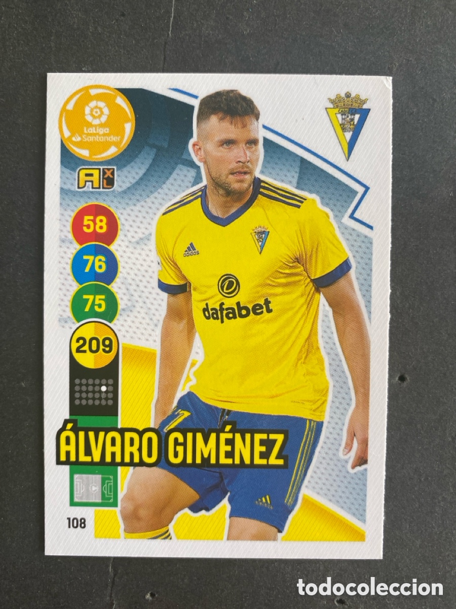 Cromos de f&uacute;tbol: Cromo Adrenalyn liga 20/21 Cadiz N* 108