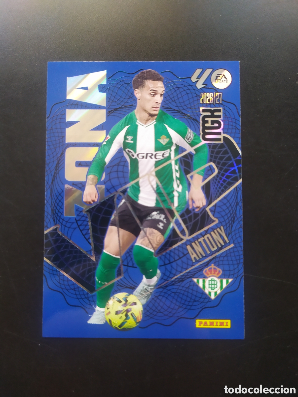 Cromos de f&uacute;tbol: Megacracks 2026 2027 26 27 panini Antony zona vip n&deg; 388 Real Betis