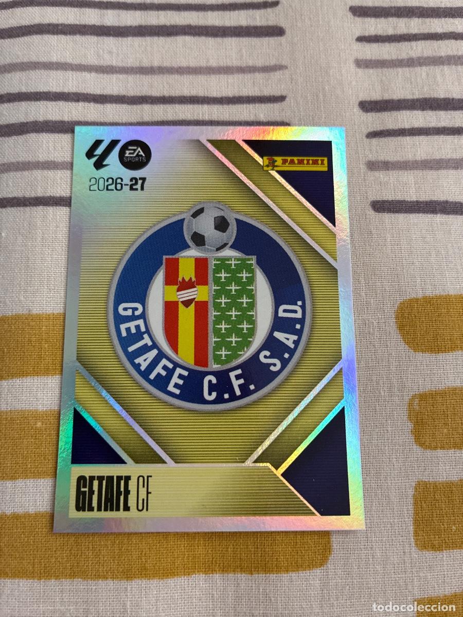 Cromos de f&uacute;tbol: 1 ESCUDO GETAFE LIGA ESTE 2026 2027